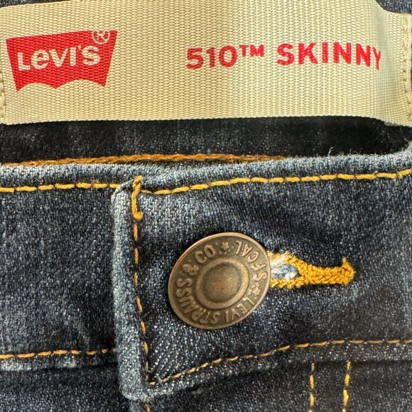 Levi's 510 Skinny Jeans Girl's Size 12R - Picture 3 of 9